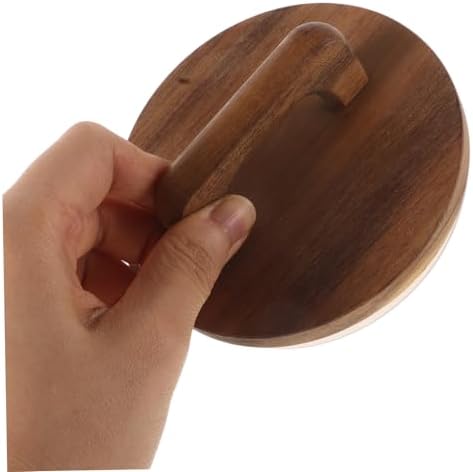 SHOWERORO Reusable Wood Mason Jar Lid with Silicone Seal
