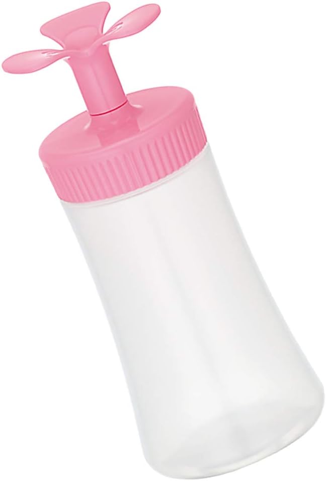 Cabilock Squeeze Condiment Bottle with Cap - Pink