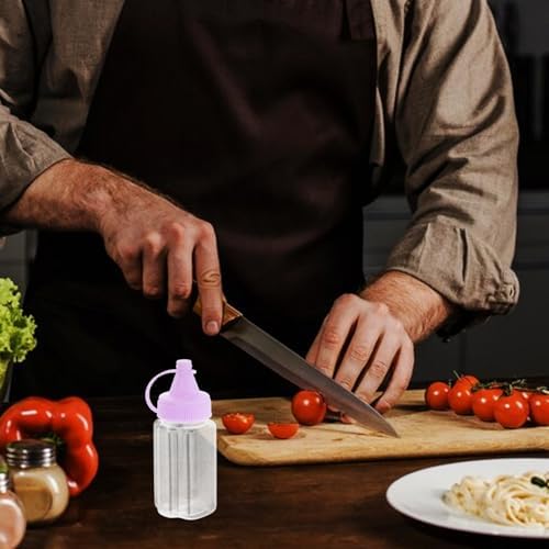 HOLIDYOYO 4PC Refillable Condiment Squeeze Bottles 1