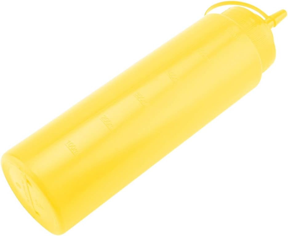 Condiment Squeeze Bottles 720ml 10pcs Plastic PE with Narrow Nozzle