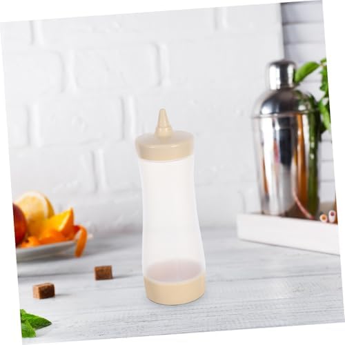 VINTORKY Condiment Squeeze Bottles Cream Color