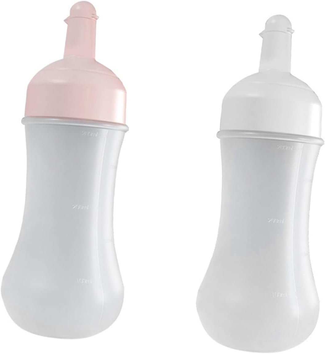 LABRIMP 2Pcs 350ml Condiment Squeeze Bottles