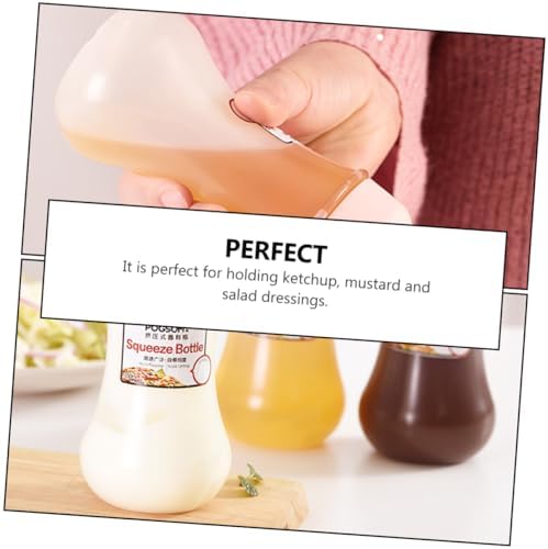 PRETYZOOM 350ml Condiment Squeeze Bottles Set of 2