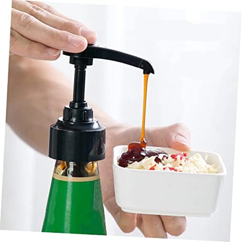 VINTORKY 4Pcs Condiment Squeeze Pump Set for Kitchen Bottles 1