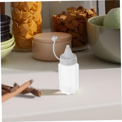8PCS Reusable PP Condiment Squeeze Bottles 30ml