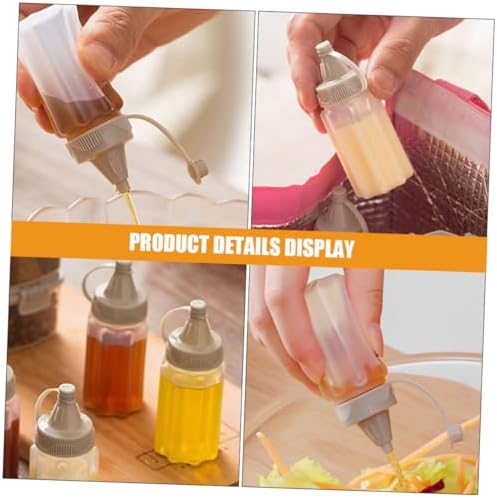 CIYODO 12pcs Reusable Condiment Squeeze Bottles Set