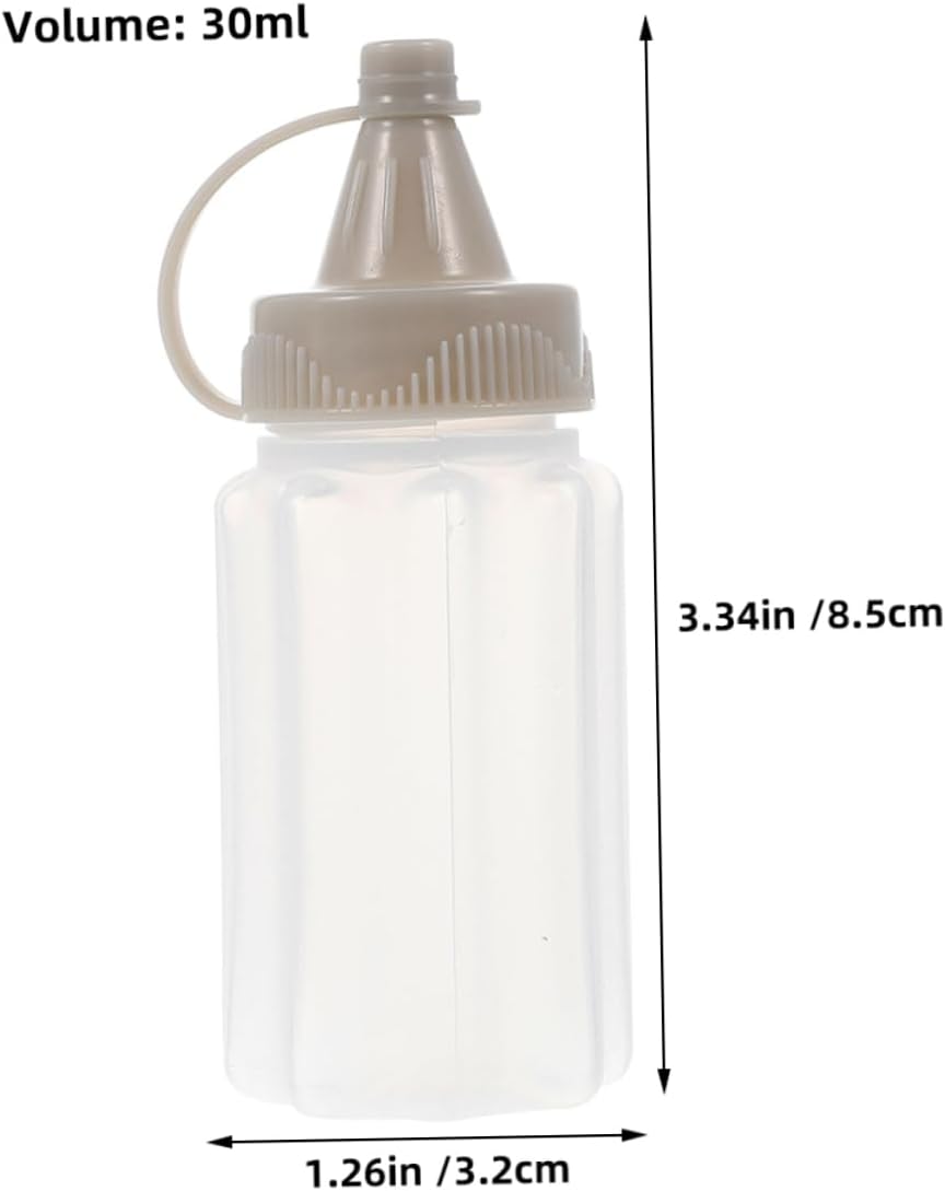 12 Pack Reusable Mini Sauce Squeeze Bottles