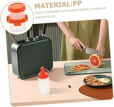 CRILSTYLEO Squeeze Sauce Bottles Set for Fresh Storage