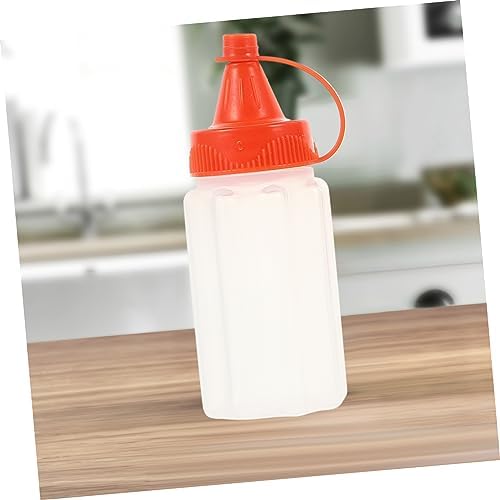 DECHOUS 2 Sets Condiment Bottles with Lids for Kitchen Storage 1