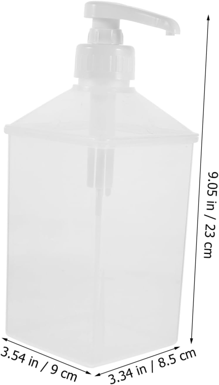 Plastic Bottle Juice Storage with Syrup Pump 1100ml