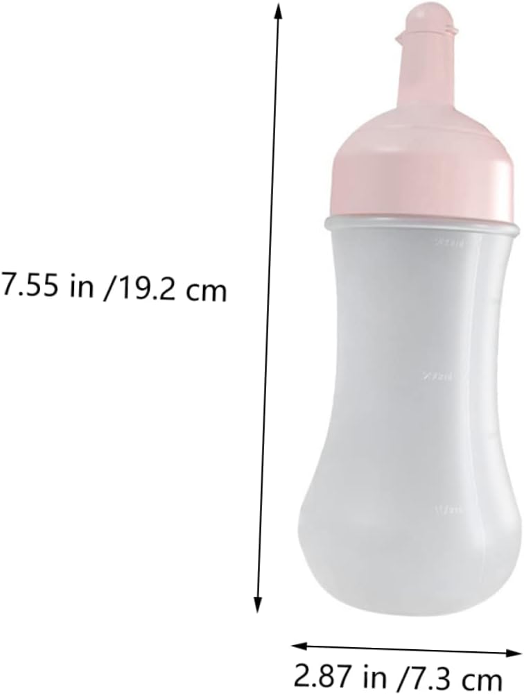 2Pcs 350ml Squeeze Sauce Bottles with Measurement Markings