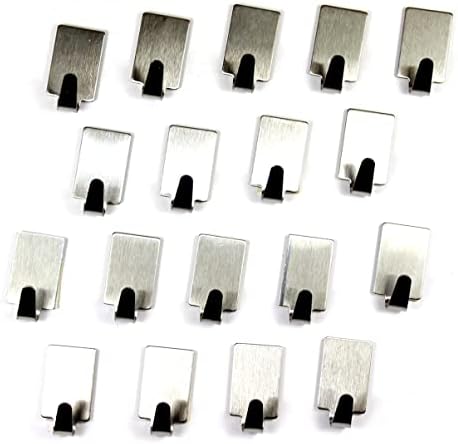 Stainless Steel Hooks 72 Pack Adhesive Kitchen Towel Holder 1