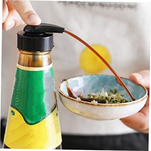 4Pcs Kitchen Oil Dispenser Pump Set for Syrup and Condiments