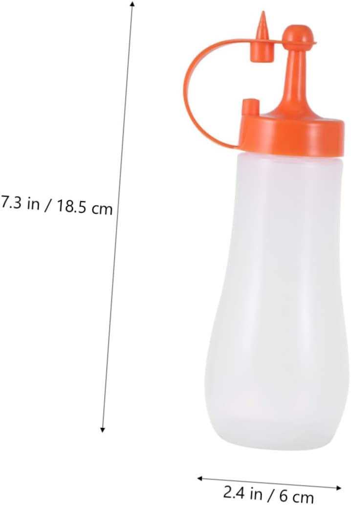 PRETYZOOM 3 Pack Condiment Squeeze Bottles