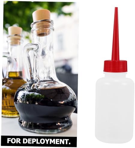 CIYODO Reusable Plastic Condiment Squeeze Bottle for Sauces and Seasonings