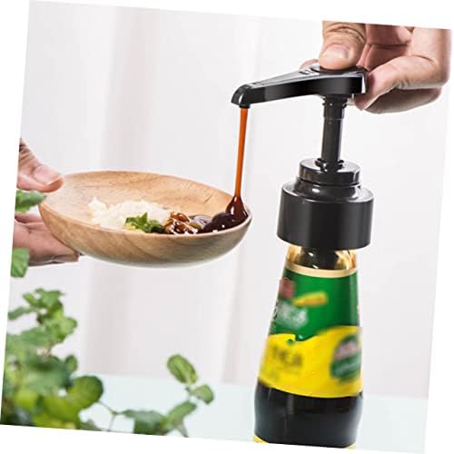 4Pcs Kitchen Oil Dispenser Pump Set for Syrup and Condiments