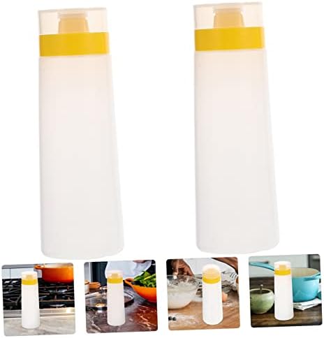 Plastic Salad Squeeze Bottles with Leak Proof Lid