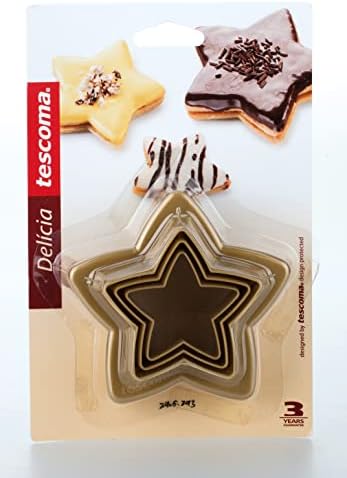 Tescoma Double-Sided Cookie Cutters Stars 6 Sizes