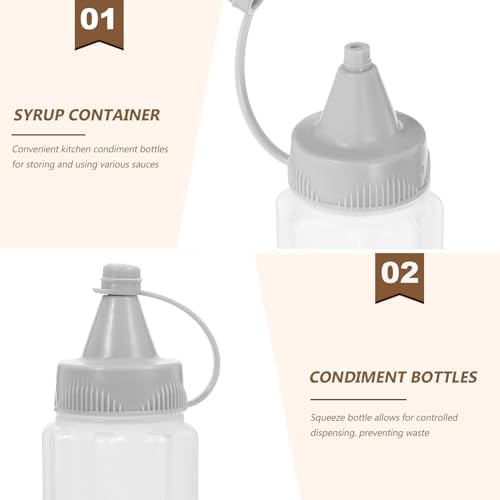HOLIDYOYO 4pc Salad Dressing Storage Bottles
