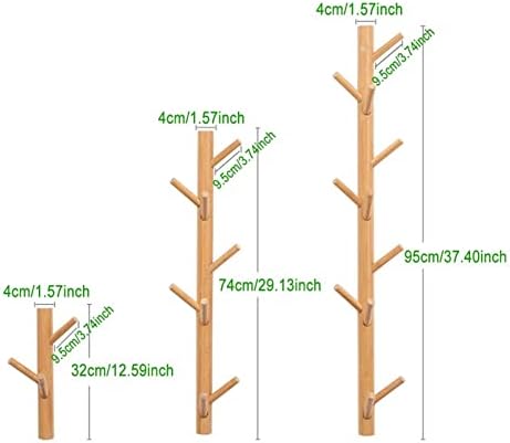 KIZQYN 8 Hook Coat Rack for Bathroom Bedroom