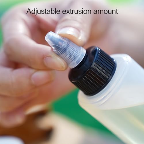 Grebest Transparent Condiment Bottle 40ml80ml Leak-proof Squeeze Bottle