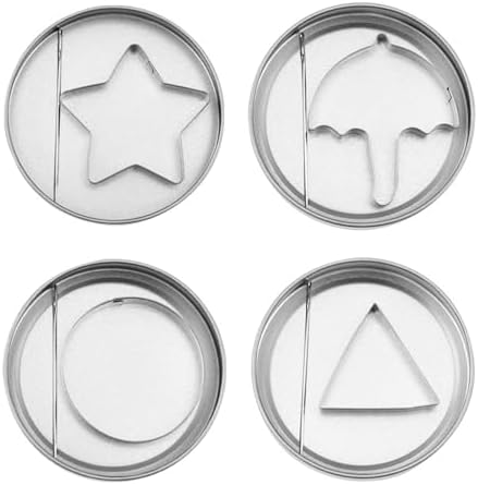 Stainless Steel Cookie Cutter Set for Korean Candy Making