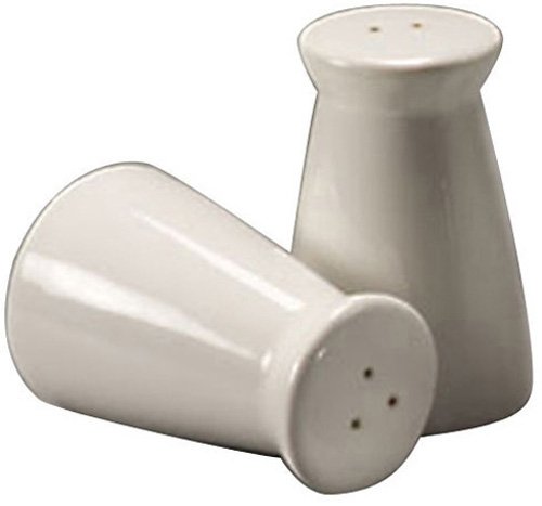 American Metalcraft Round Tapered Salt Pepper Shakers Set of 2