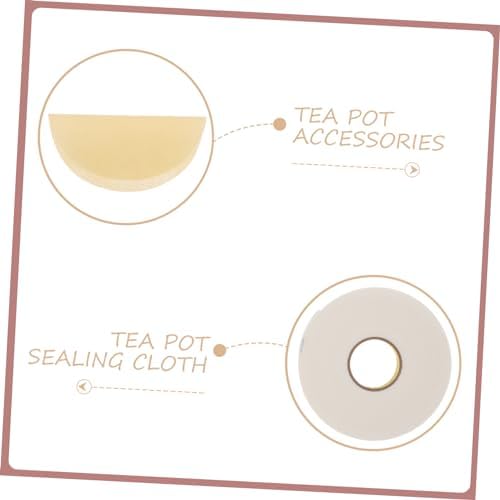 VOSAREA 2 Set Tea Can Lids Seal Fabric Jars Covers