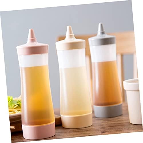 CIYODO 350ML Condiment Squeeze Bottles with Easy Squeeze Nozzle