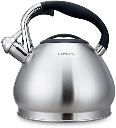 Easyworkz Whistling Tea Kettle with Loud Whistle 31 Quart