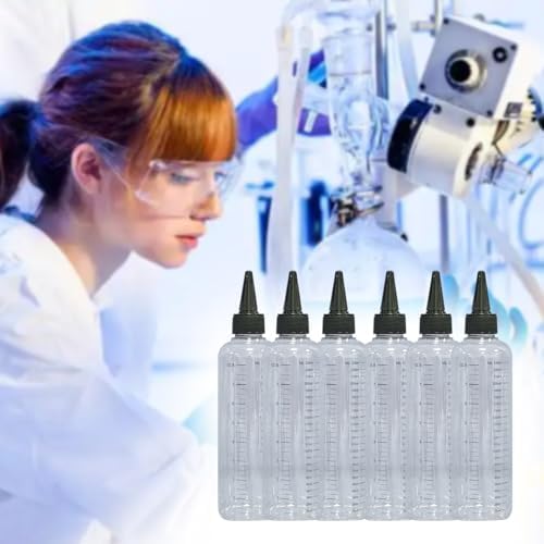 12PCS Paint Bottles with Scale 250ml