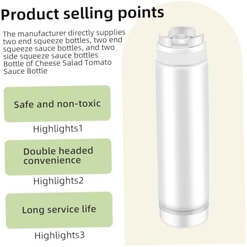4Pcs Reusable Squeeze Bottles with Lids 480ml