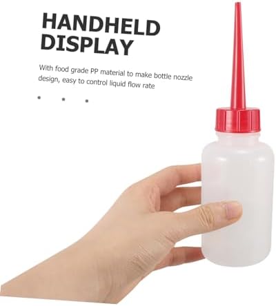 CIYODO Reusable Plastic Condiment Squeeze Bottle for Sauces and Seasonings