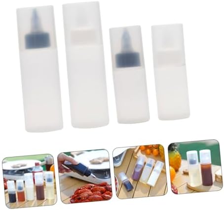 HOLIDYOYO Reusable Salad Dressing Bottle Set 4 Pack