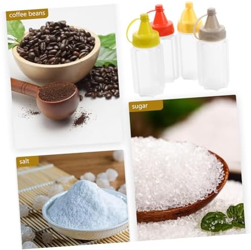HOLIDYOYO 12pc Mini Squeeze Bottles for Condiments