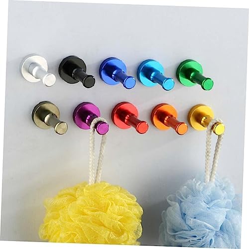 MAGICLULU Modern Solid Hooks 10-Pack Wall Towel and Coat Hangers