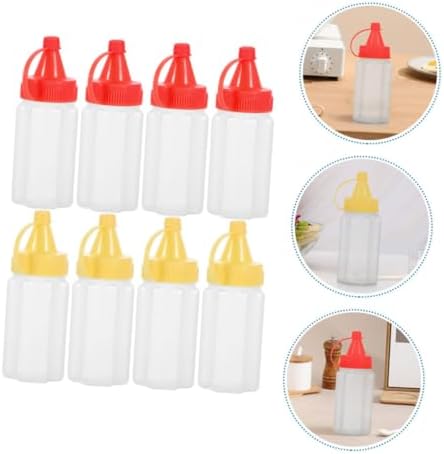 CIYODO Multipurpose Mini Condiment Bottles 8 Pcs Leak Proof for Kitchen Travel
