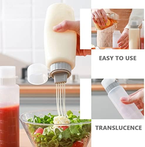 Luxshiny 2pcs Ketchup Squeeze Bottles
