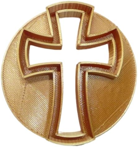 Mini Cross Design Concha Cookie Cutter Made in USA 1