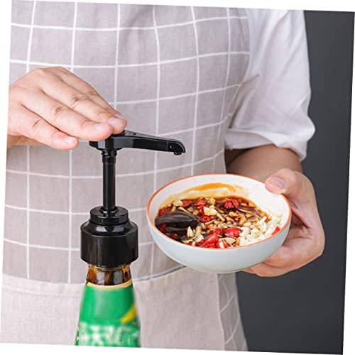 VINTORKY 4Pcs Condiment Squeeze Pump Set for Kitchen Bottles 1