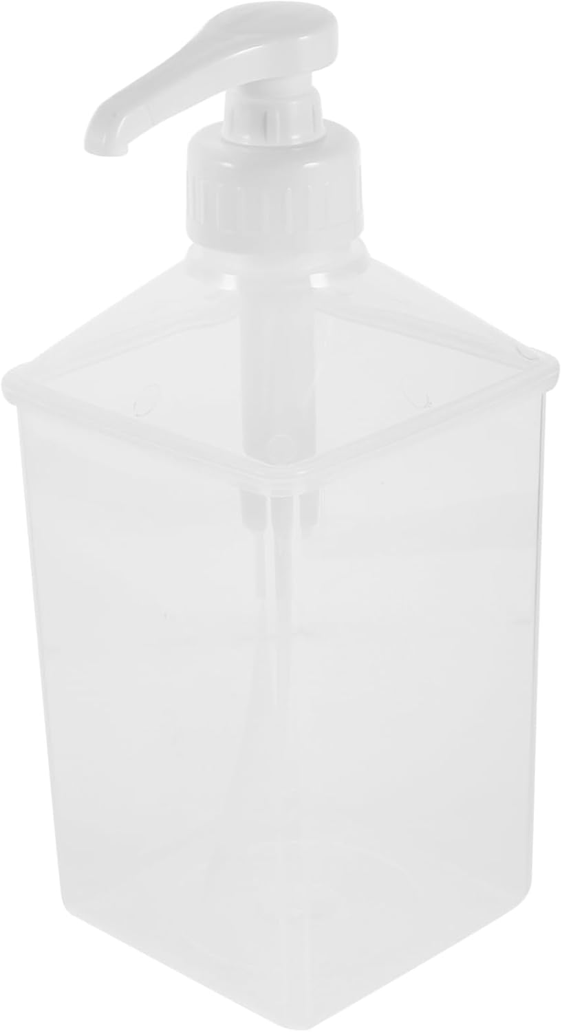 HOLIDYOYO 2pcs Clear Plastic Squeeze Bottles