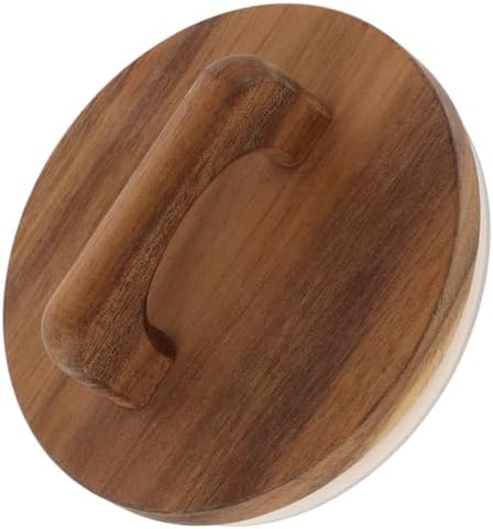 SHOWERORO Reusable Wood Mason Jar Lid with Silicone Seal