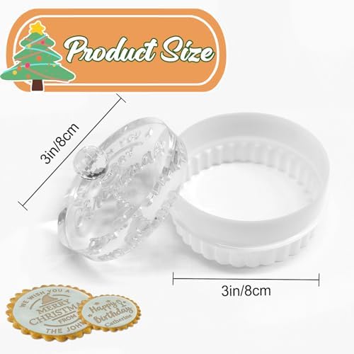 Personalized Cookie Stamp with Name - Custom Christmas Cookie Cutter