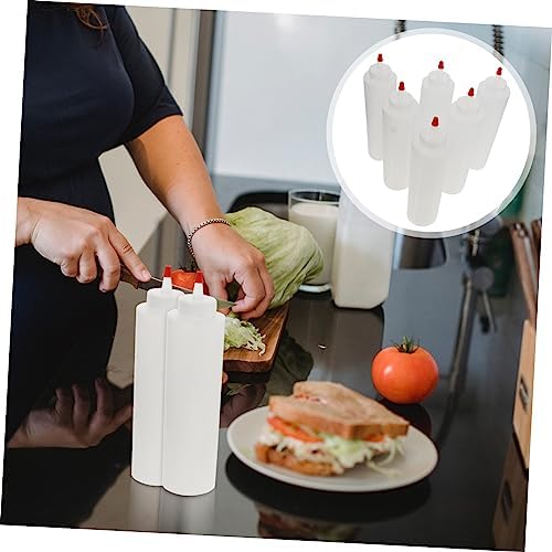 CIYODO 6pcs Lightweight Squeeze Condiment Bottles Leakproof