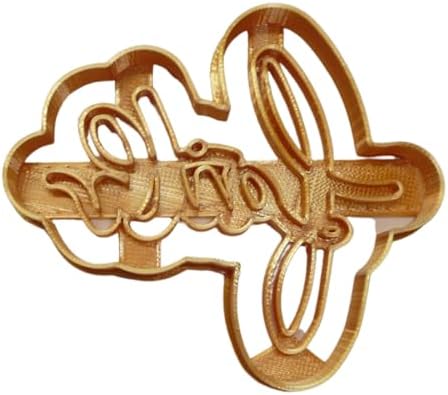 Faith Word Cursive Letters Cookie Cutter Made in USA