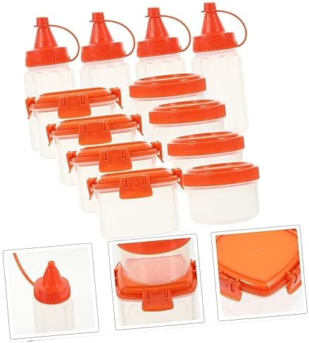BRIGHTFUFU Condiment Squeeze Bottles Set