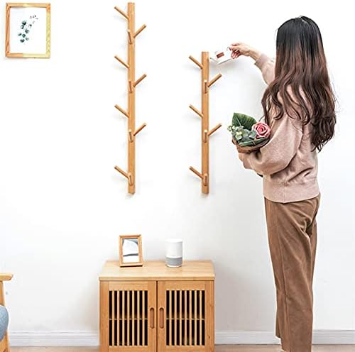 KIZQYN 8 Hook Coat Rack for Bathroom Bedroom