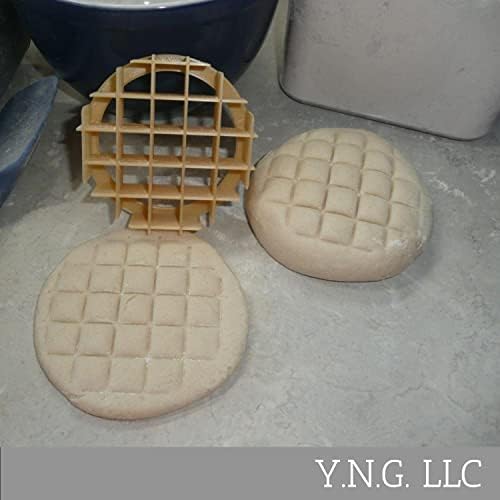 Mini Waffle Pattern Concha Cookie Cutter Made in USA