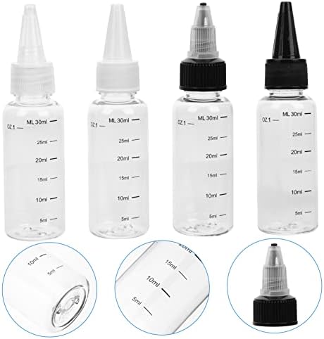 CIYODO 8 Pack Empty Plastic Squeeze Bottles for Oil and Sauce