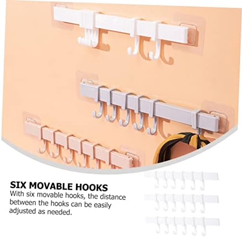 Balacoo Adhesive Hooks Towel Holder Wall Rack